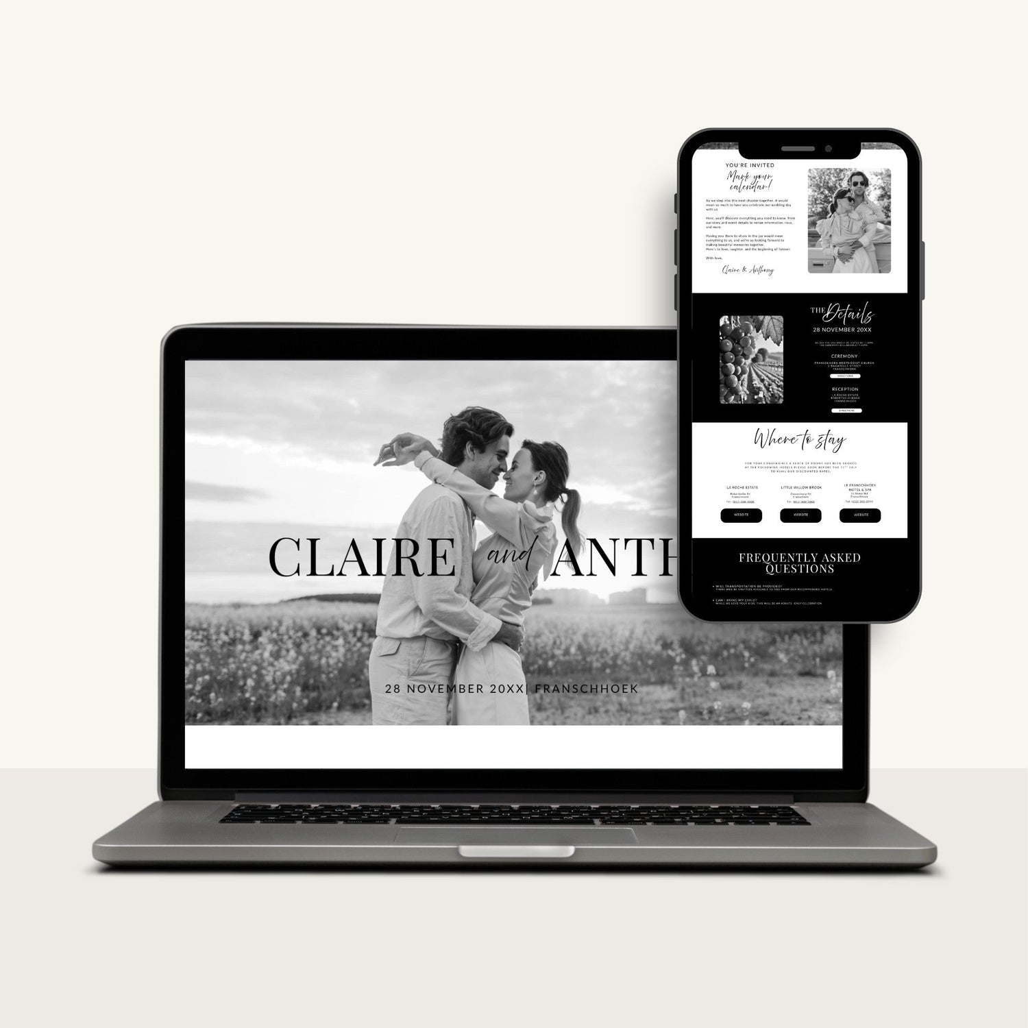 Black & White Wedding Collection