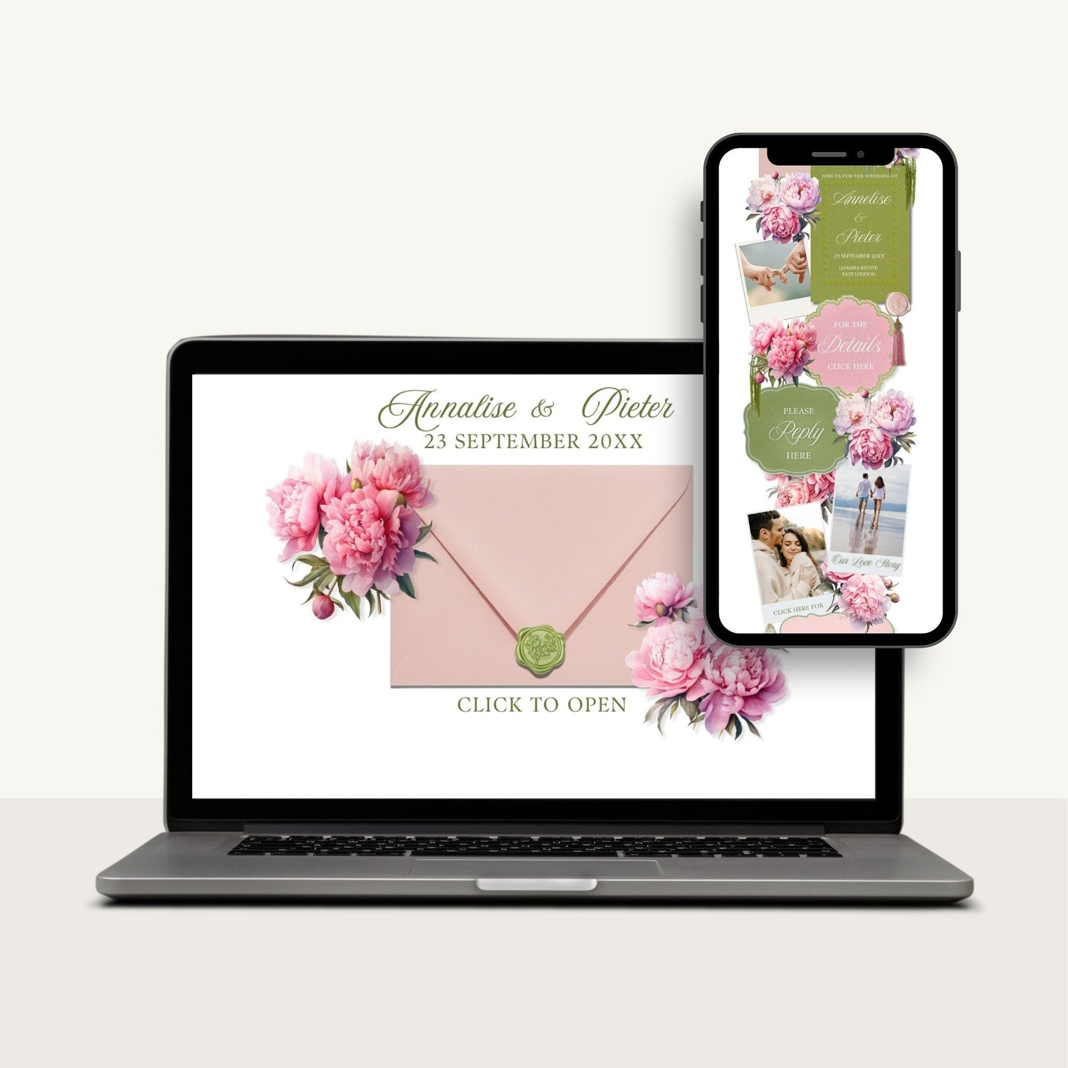 Pink Peony Wedding Collection