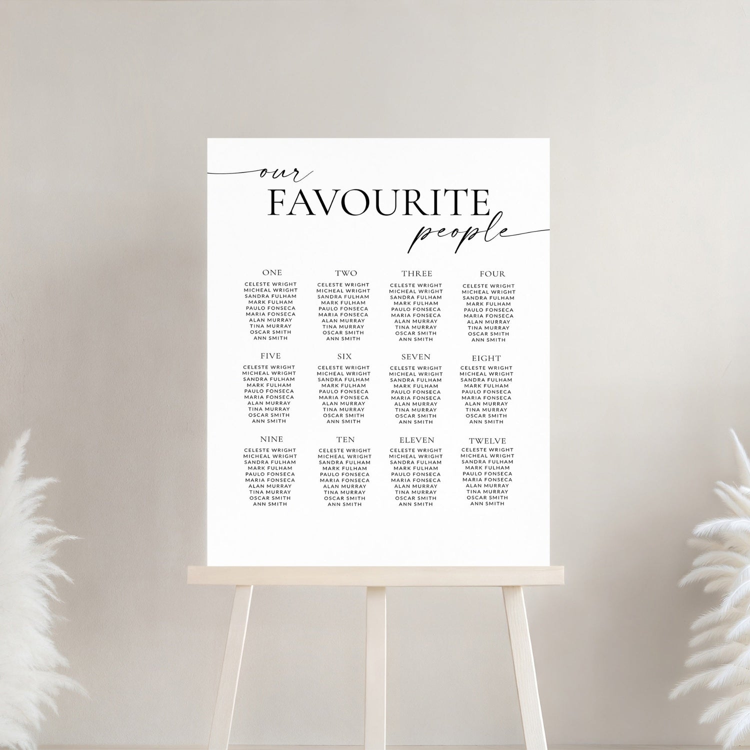 Seating Charts