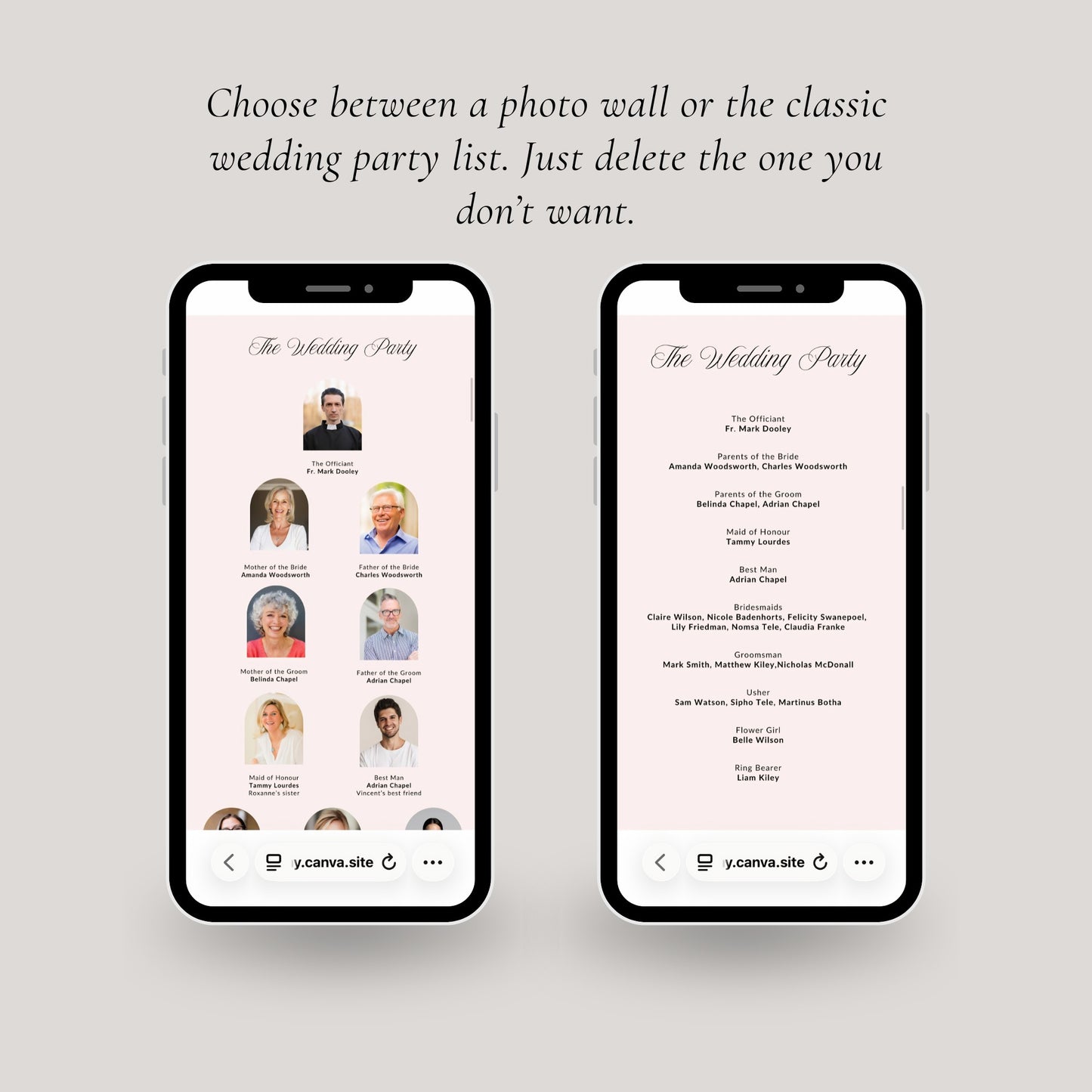 Pink Peony Digital Program template