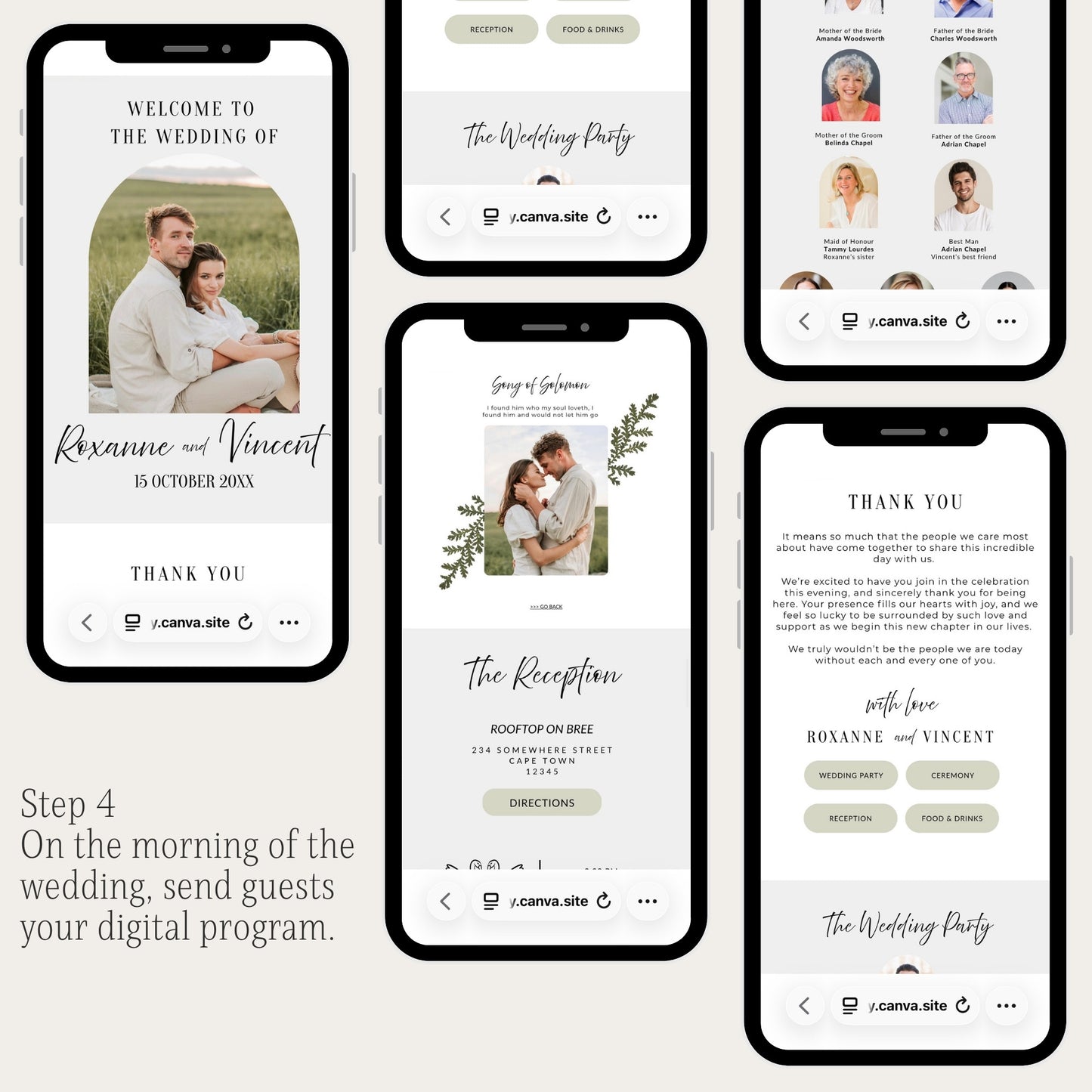 Modern Script Digital Wedding Bundle