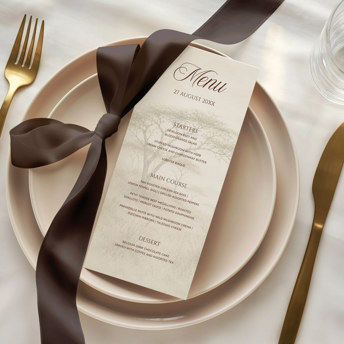 Bushveld Menu