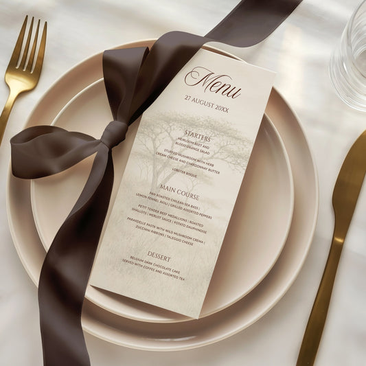 Bushveld Menu