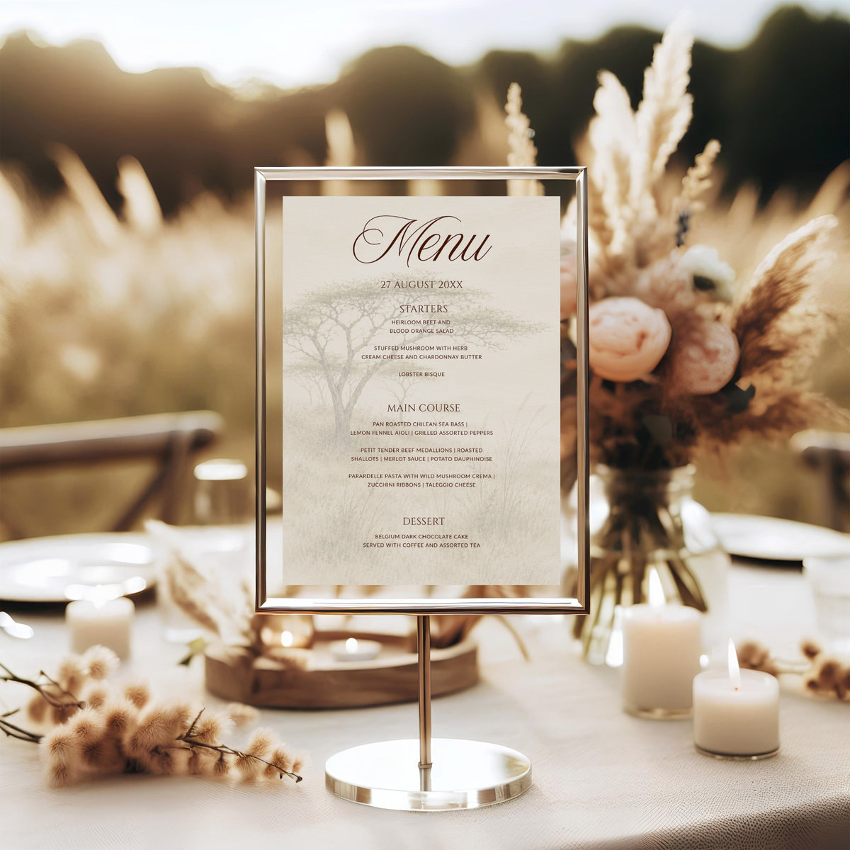 Bushveld Menu