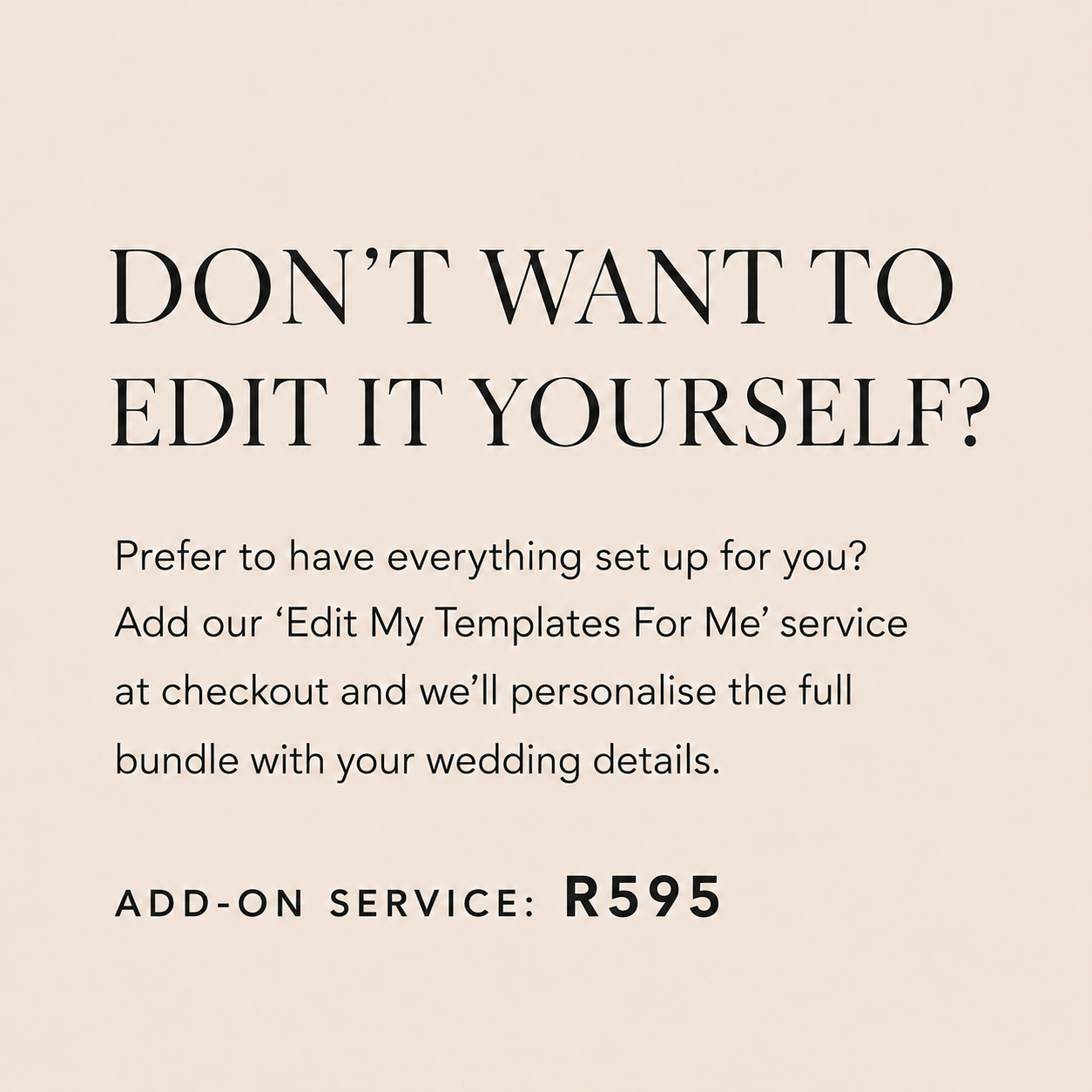 Modern Script Digital Wedding Bundle