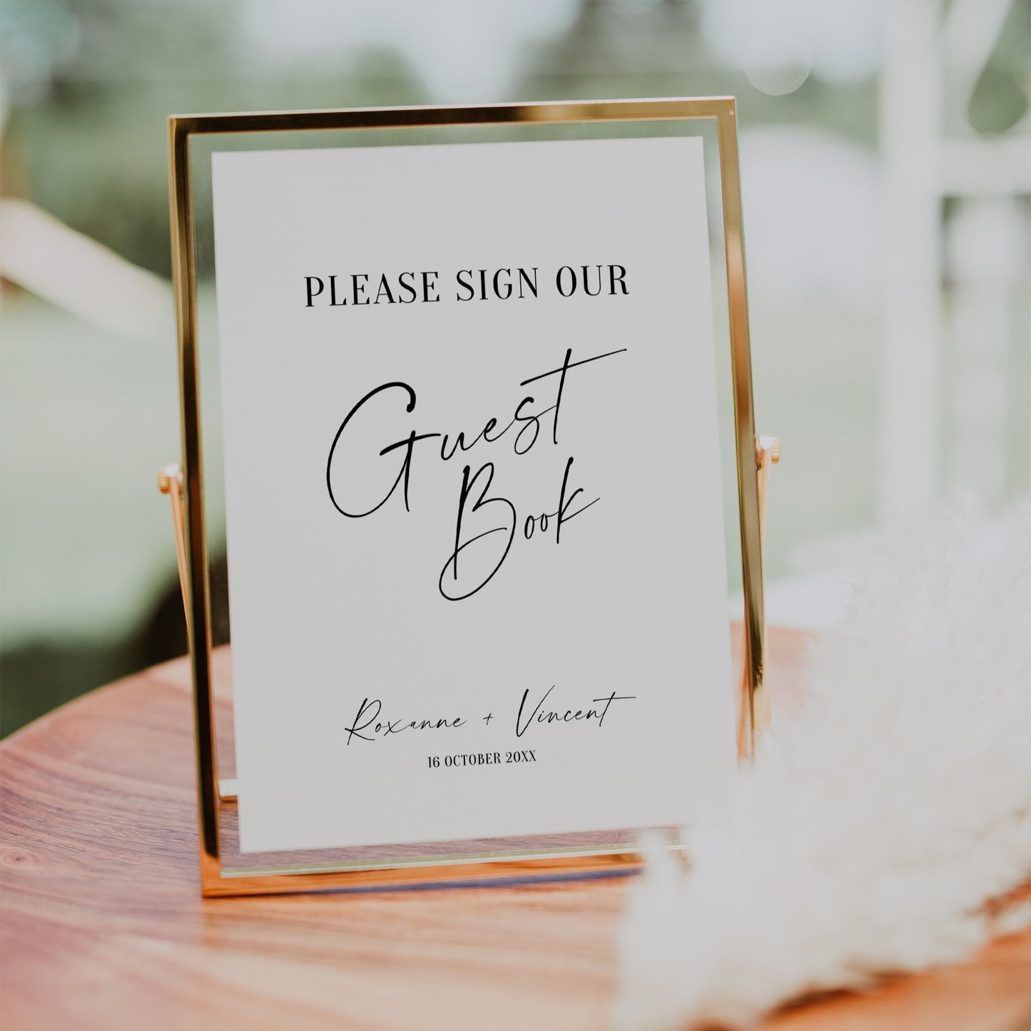 Modern Script Other Signs Template