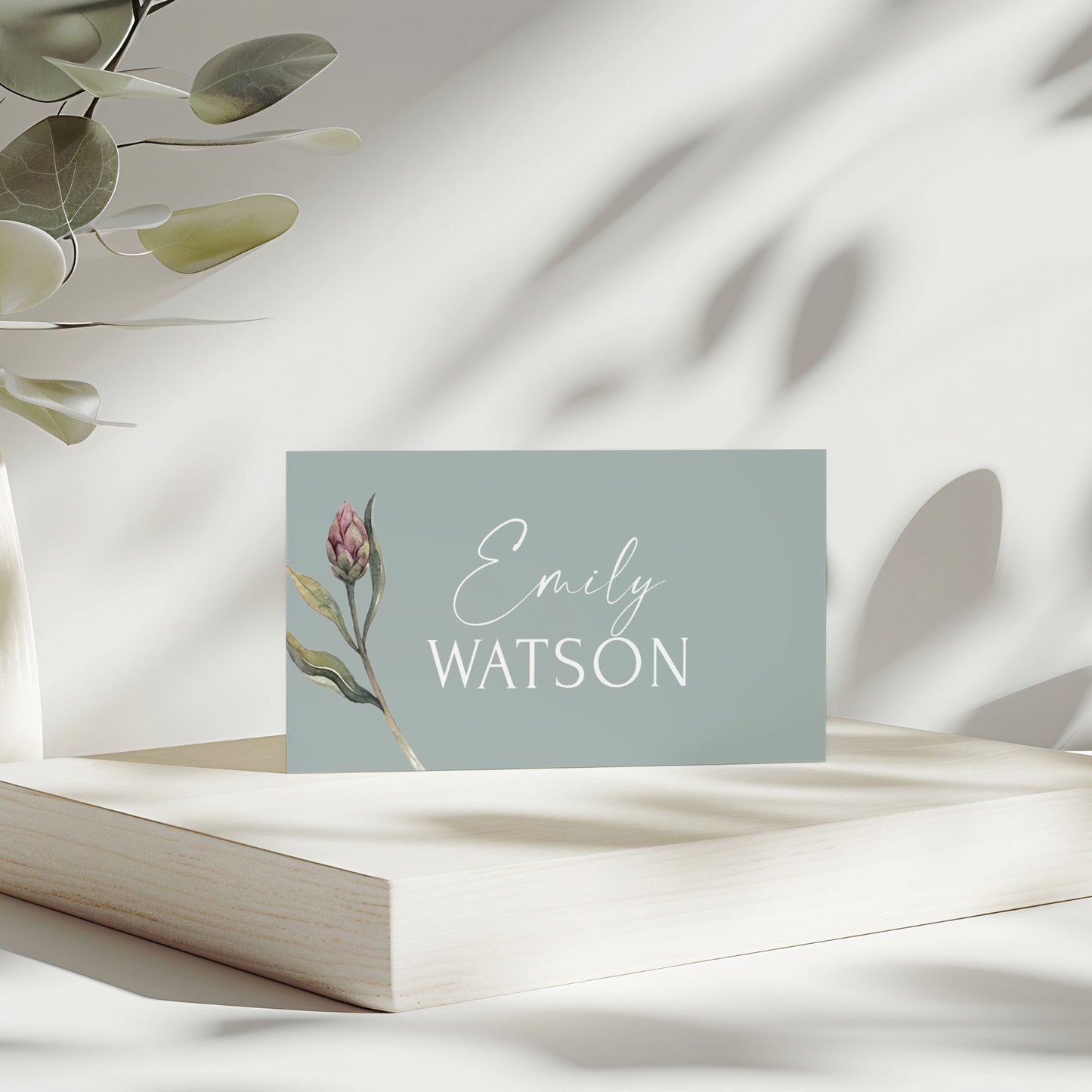 Protea Place Card template