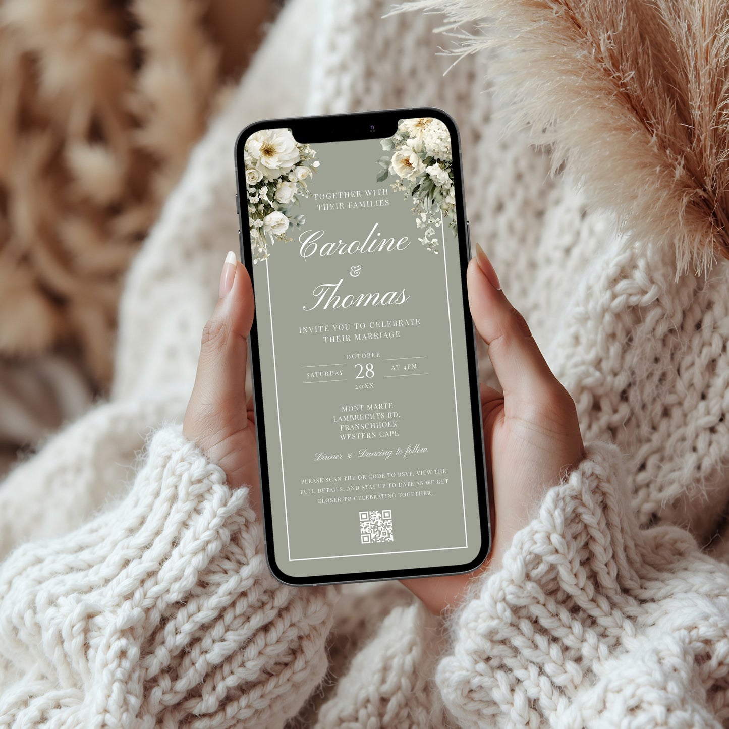 Soft Sage Wedding Stationery Essentials Set