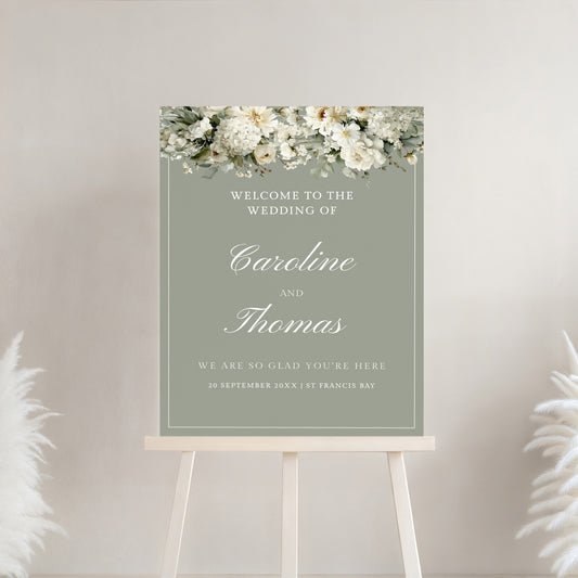 Soft Sage Welcome Template