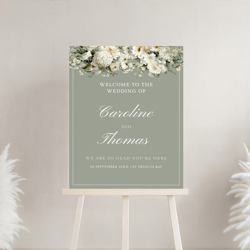 Soft Sage Welcome Template