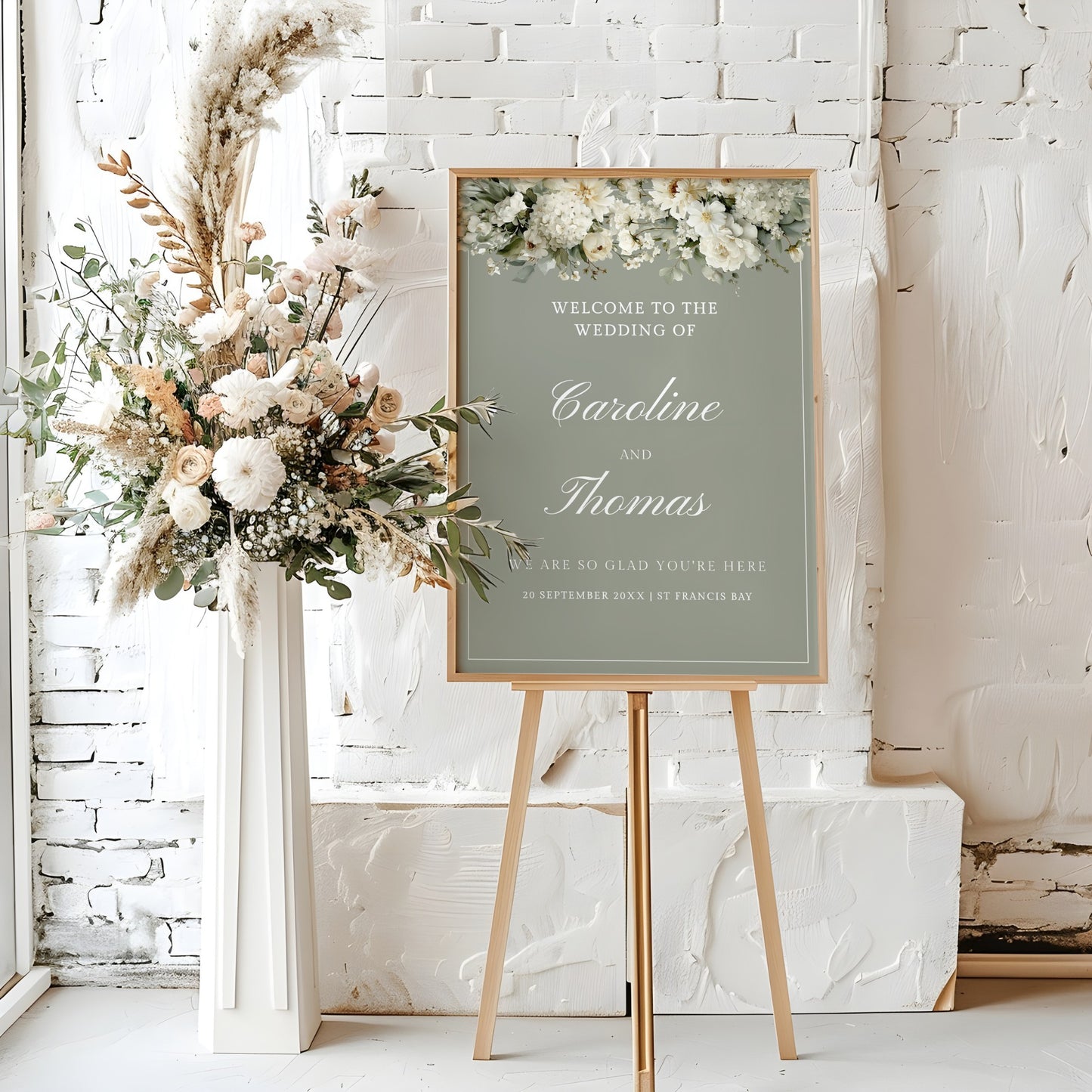 Soft Sage Welcome Template