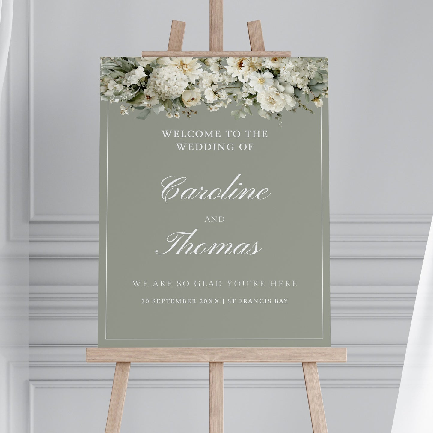 Soft Sage Welcome Template