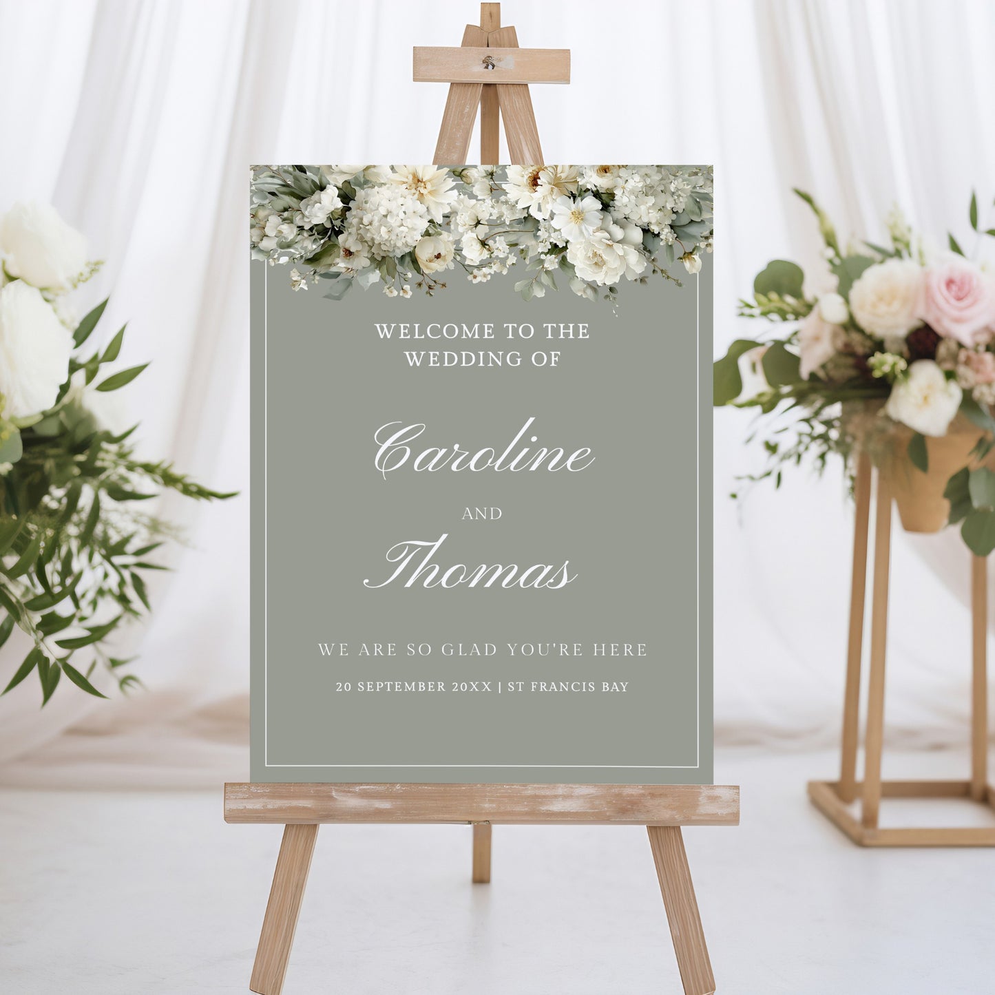 Soft Sage Welcome Template