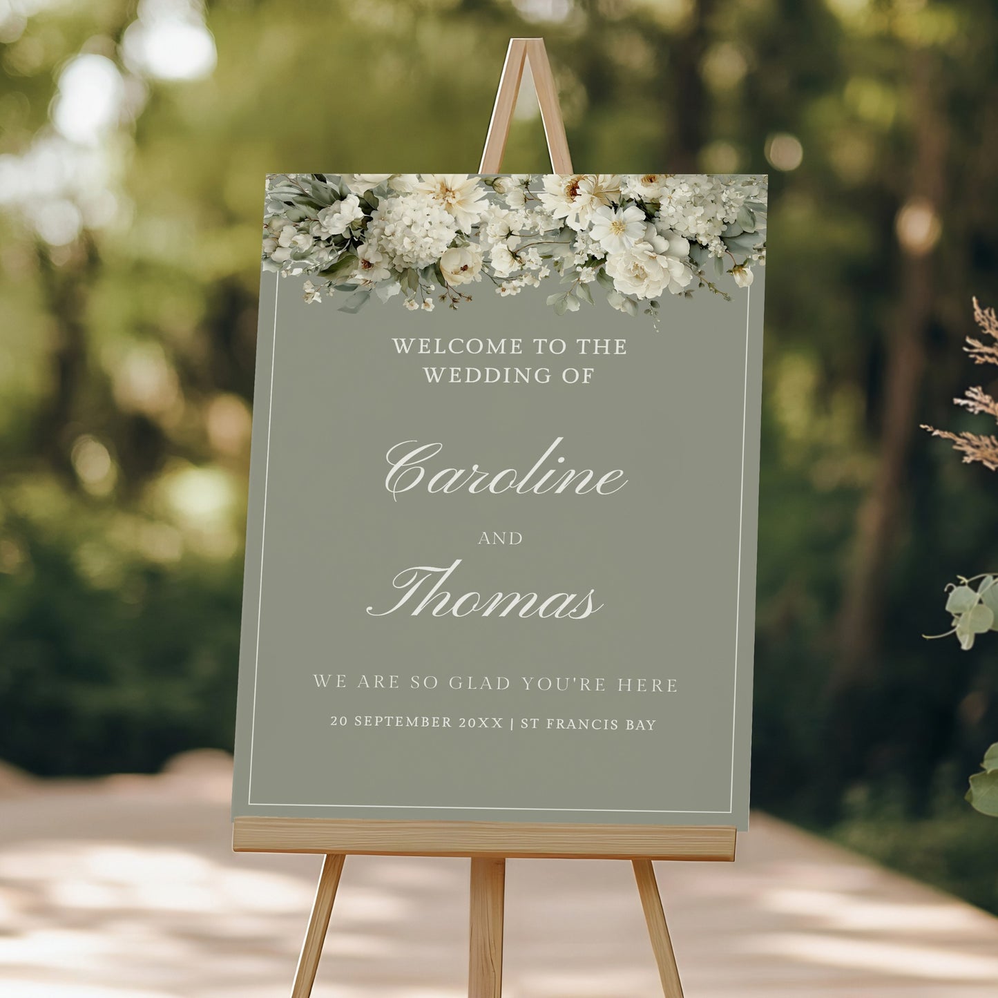 Soft Sage Welcome Template
